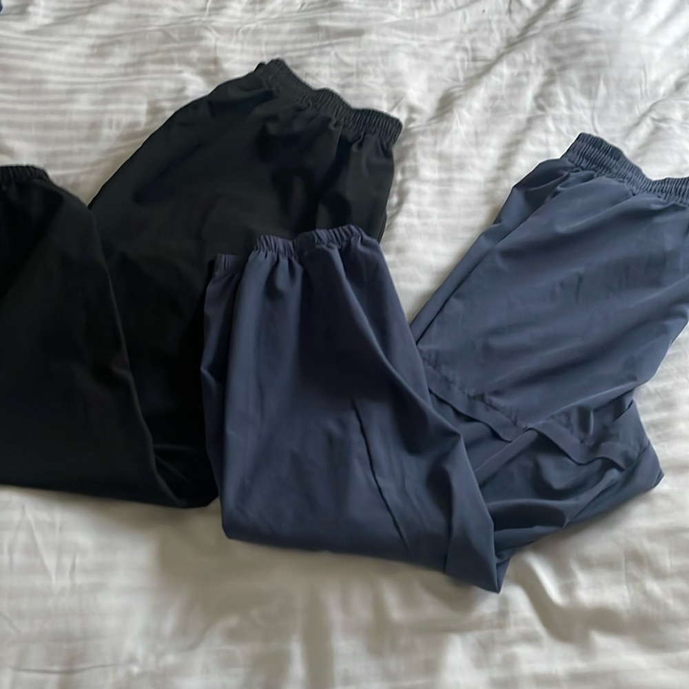 SHEIN black and blue workout joggers
